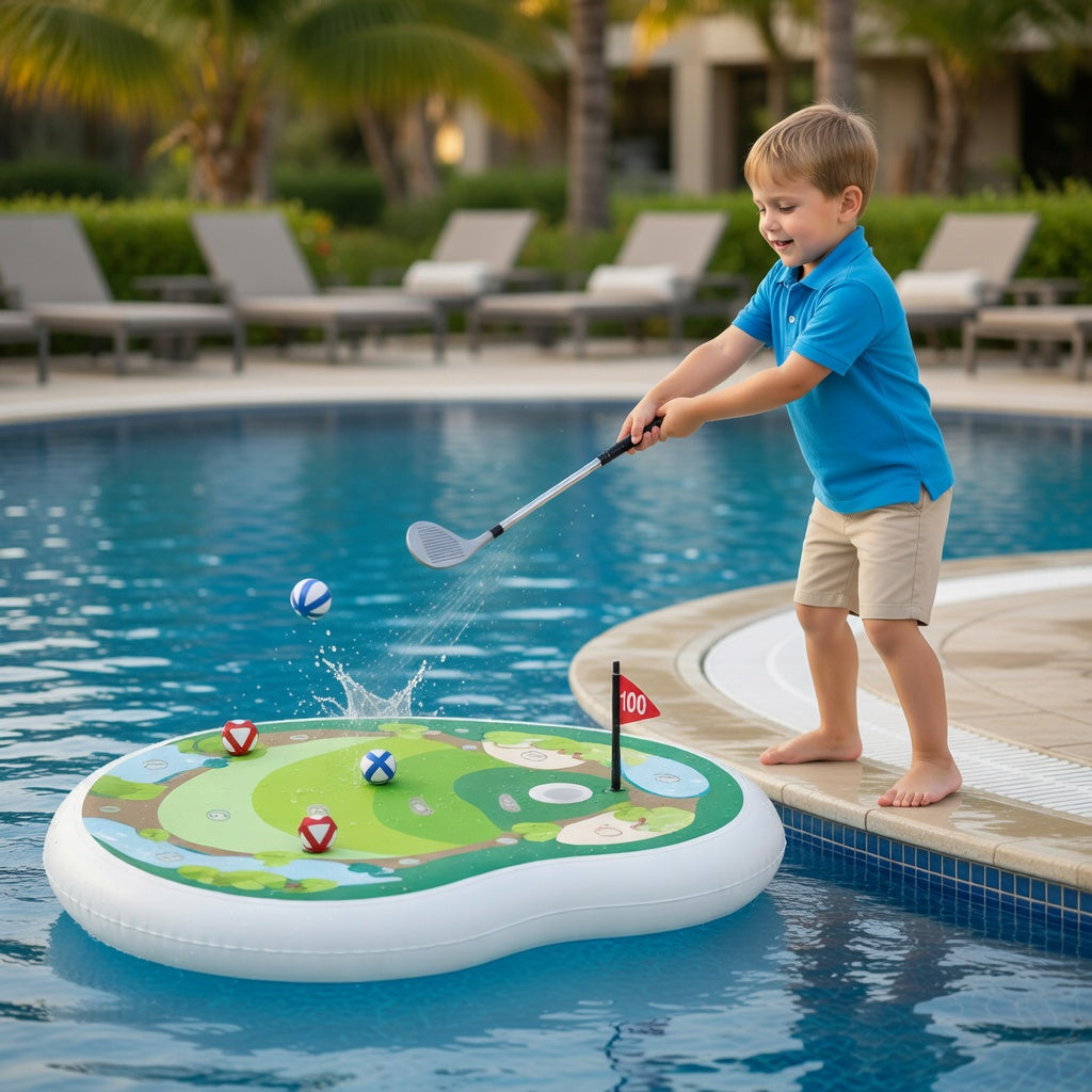 Inflatable Pool Golf Game